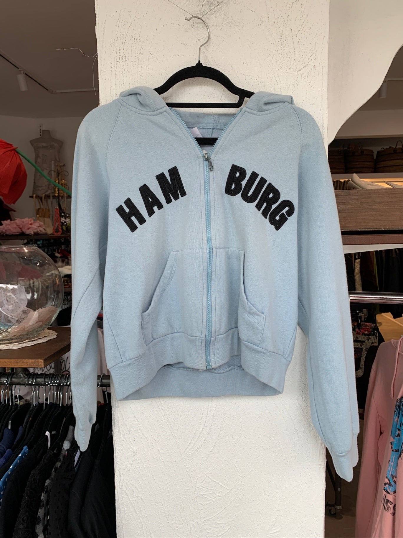 Maxim Hoodie S Hellblau