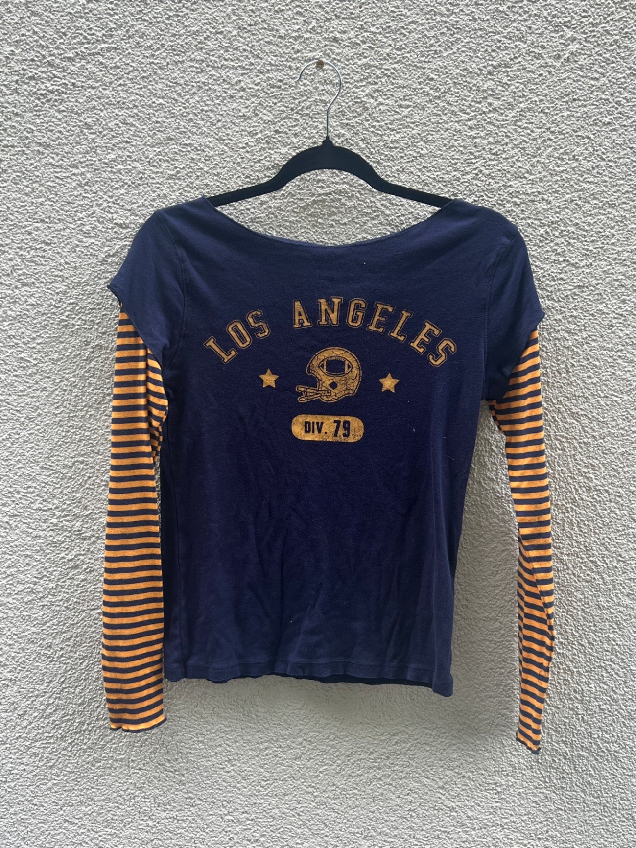 Urban Outfitters Langarmshirt M Blau und Orange