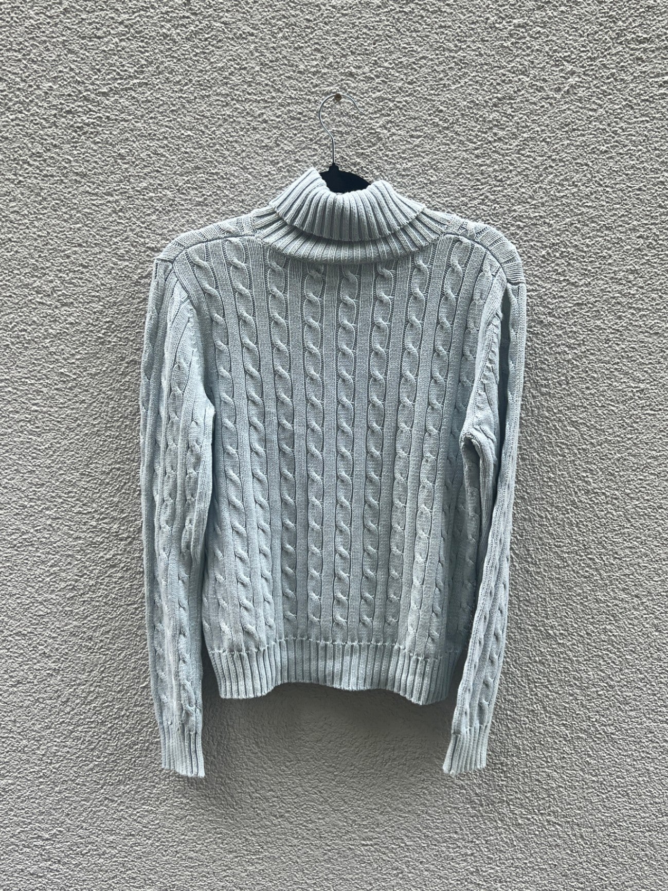 Tommy Hilfiger Rollkragenpullover M Hellgrau