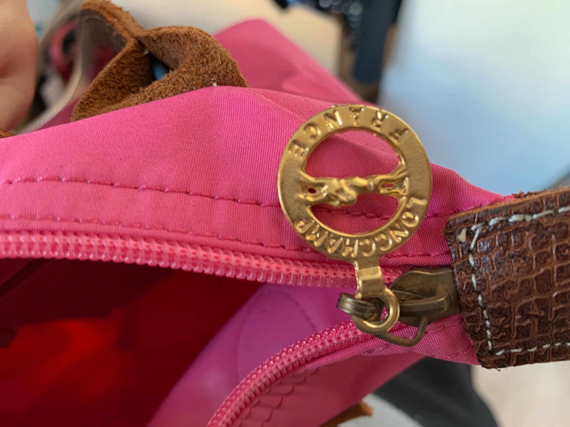 Longchamp France Tasche Pink