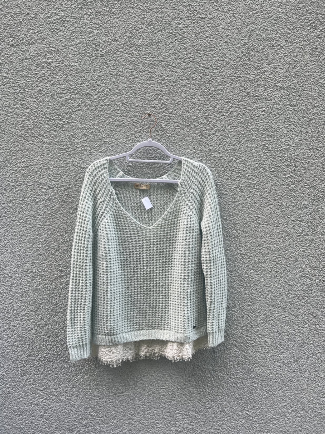 Hollister Pullover M Weiß