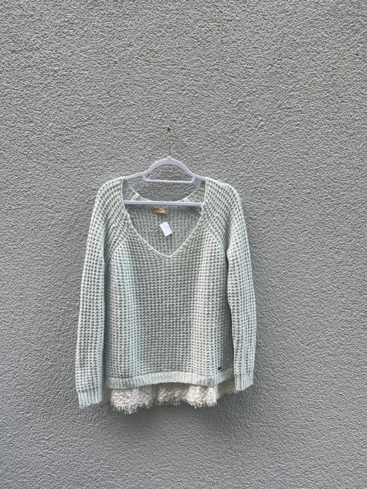 Hollister Pullover M Weiß