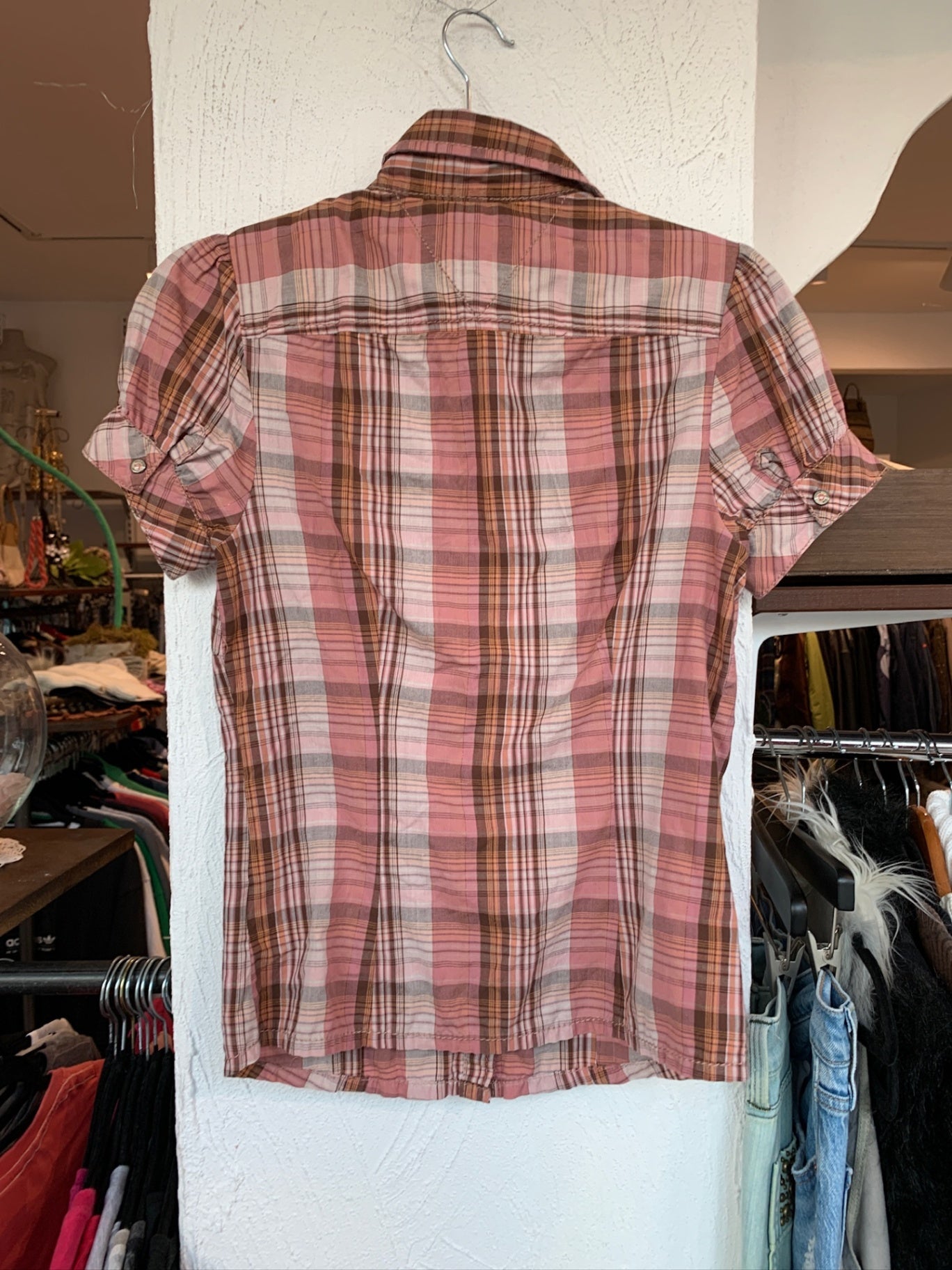 Tommy Hilfiger Bluse XS Rosa und Braun