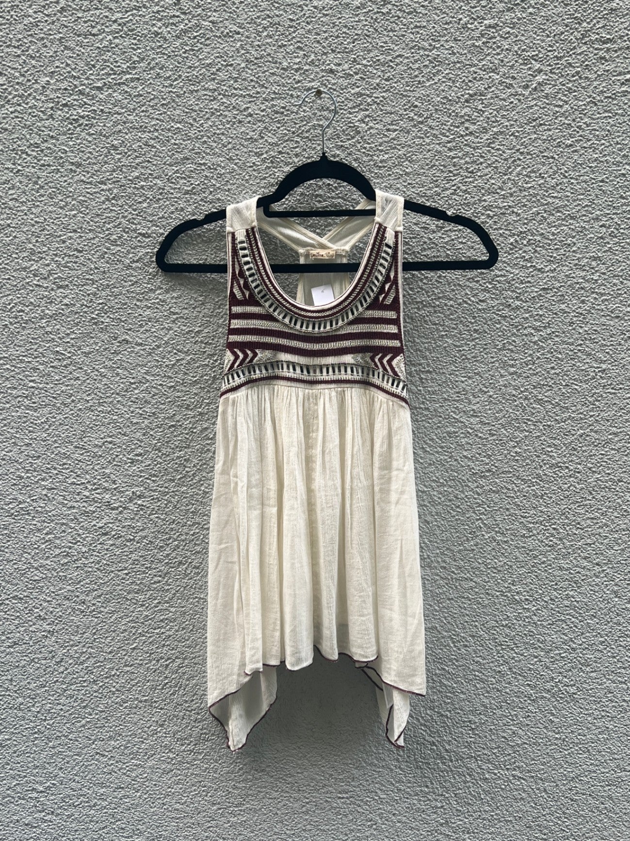 Hollister Kleid M Creme