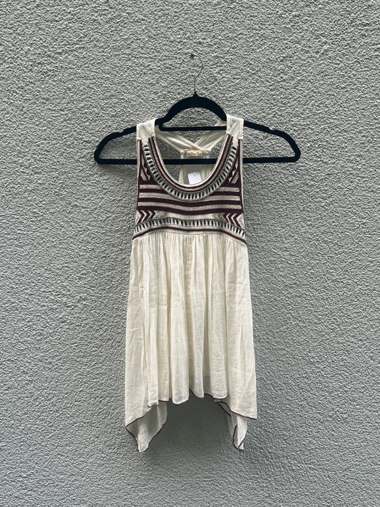 Hollister Kleid M Creme