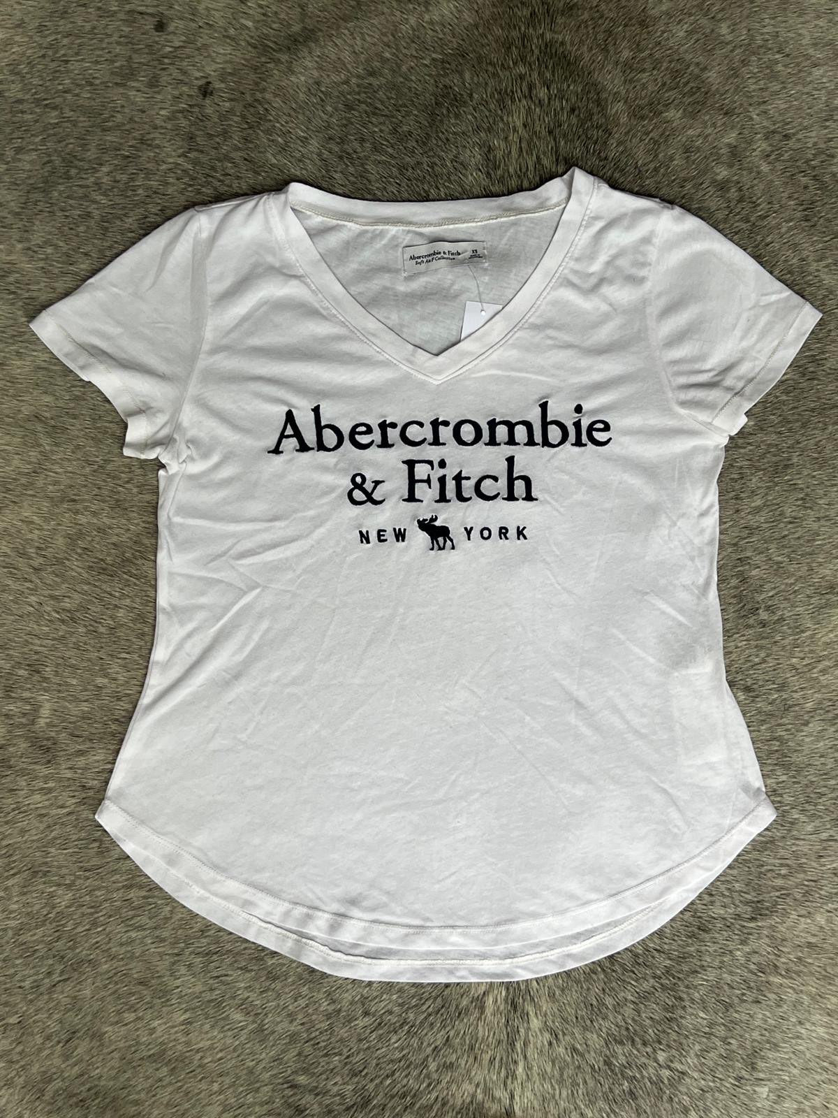 Abercrombie & Fitch T-Shirt XS Weiß