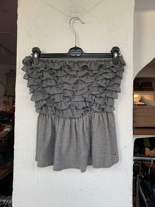 Hollister Top S Grau