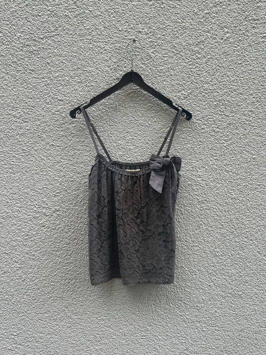 Hollister Ärmelloses Oberteil XS Grau