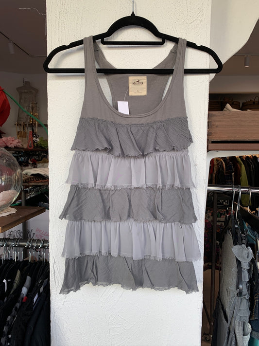 Hollister Top S Grau