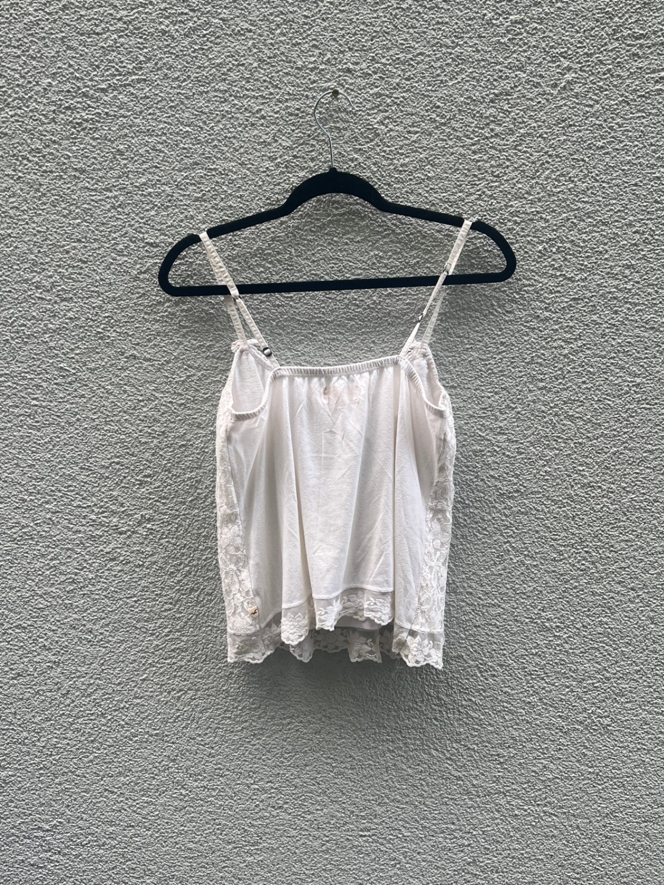 Hollister Spaghettiträger-Top M Weiß