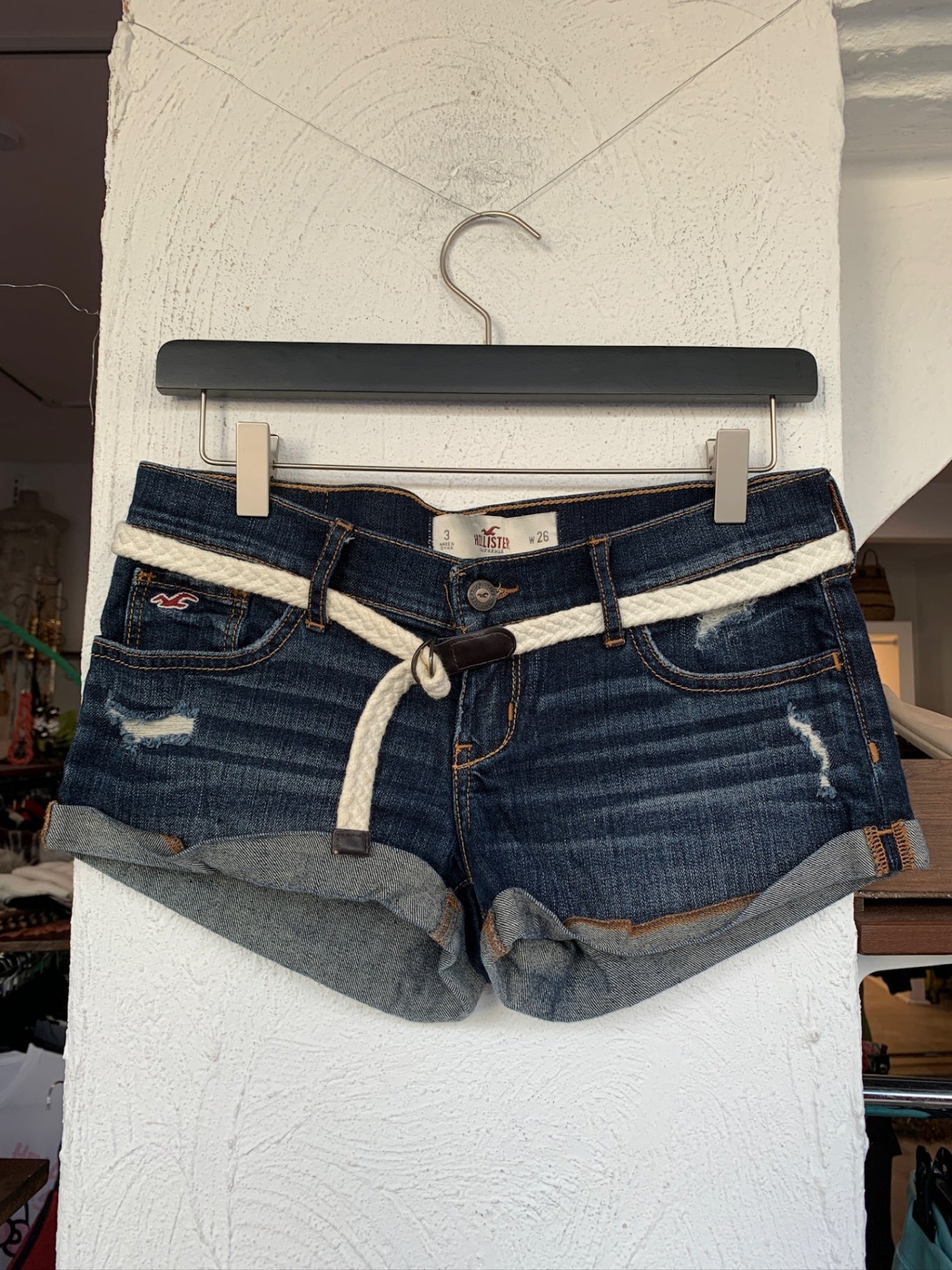 Hollister Shorts S Blau