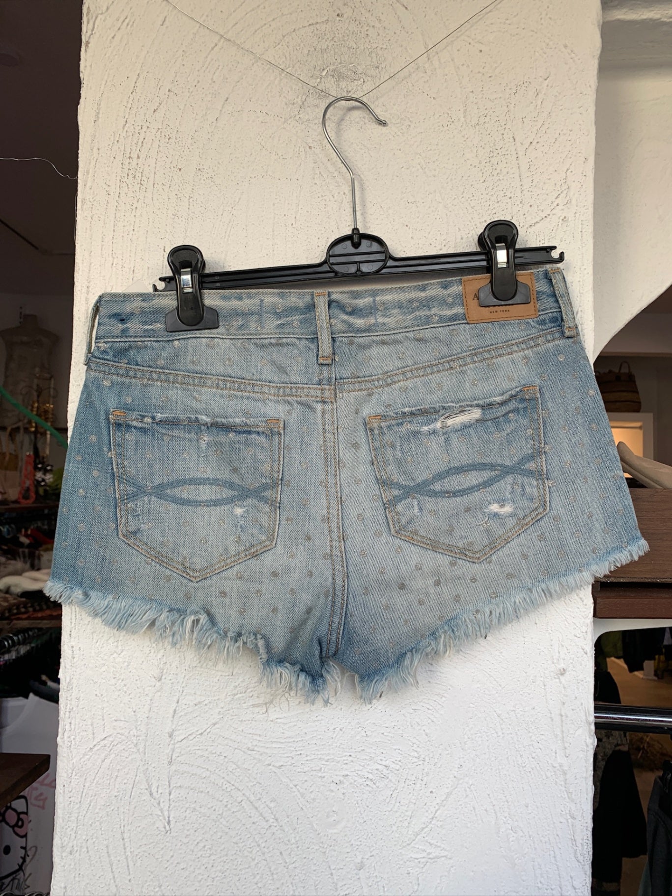 Abercrombie & Fitch Kurzhotpants XXS Hellblau