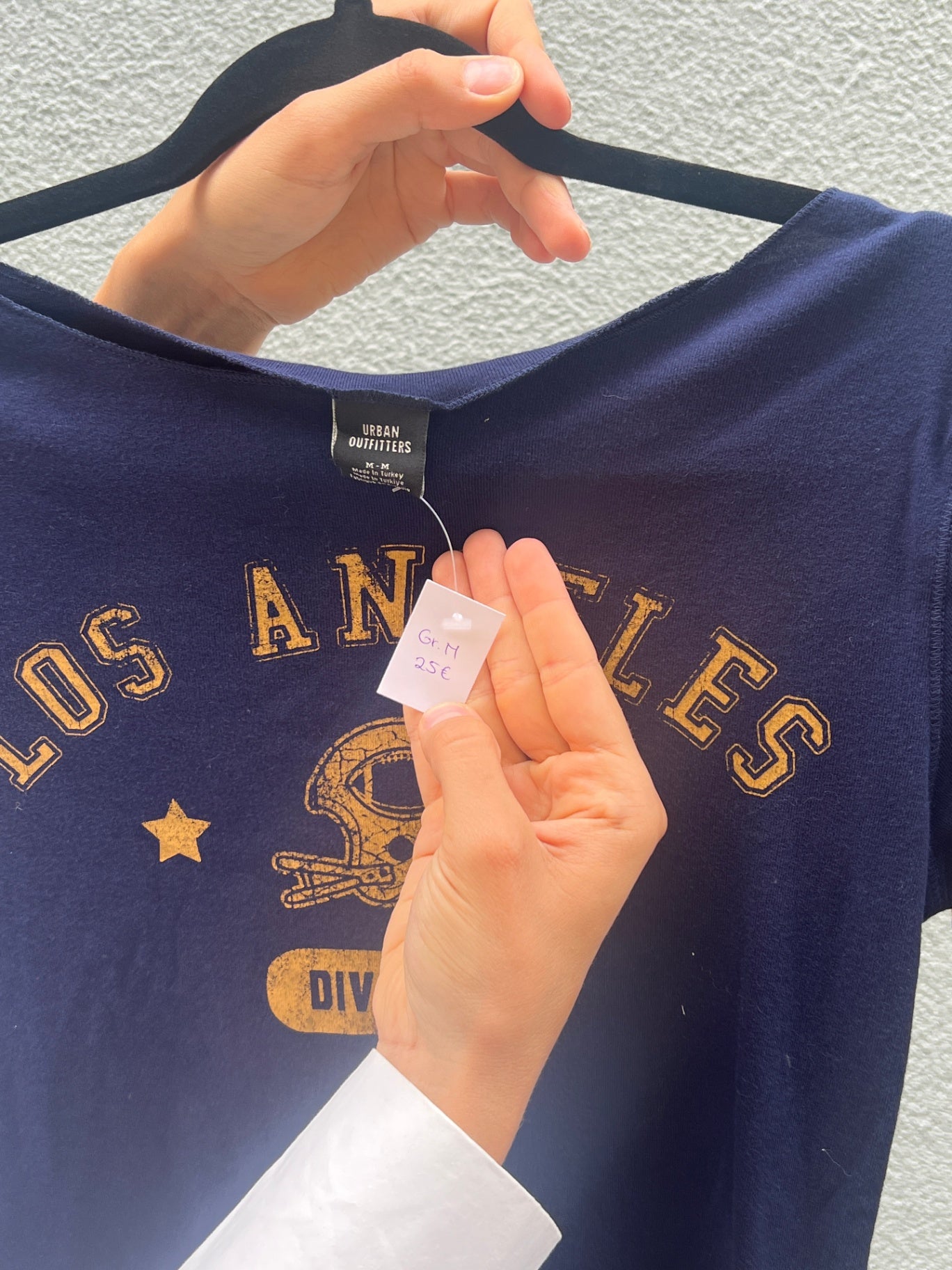 Urban Outfitters Langarmshirt M Blau und Orange