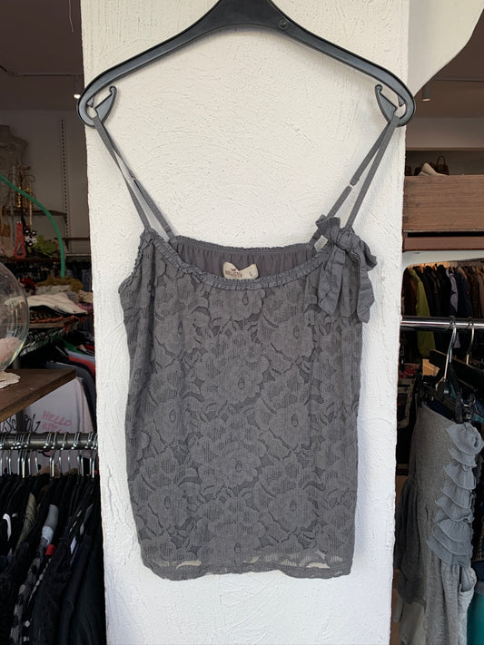 Hollister Top L Grau