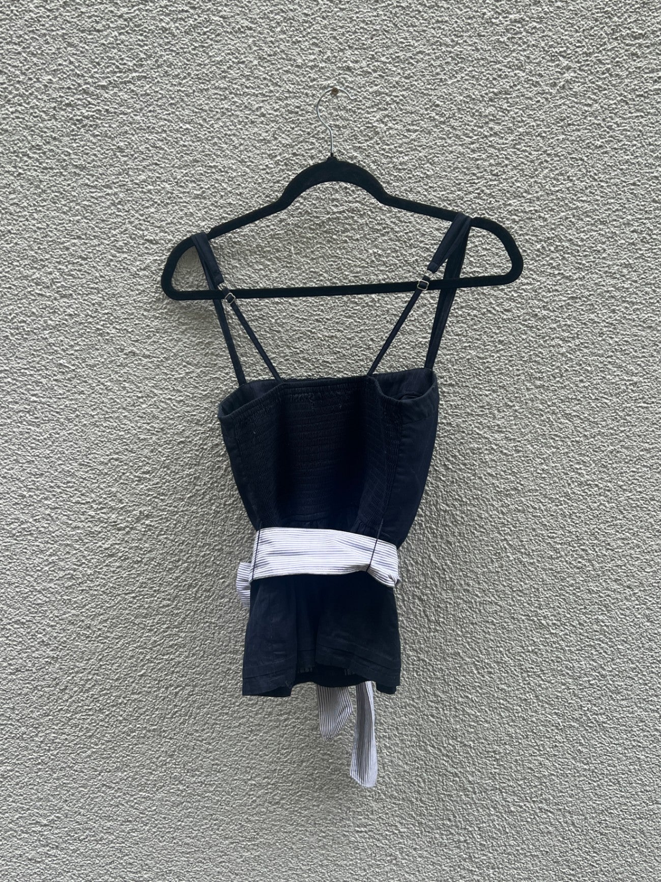 Hollister Top trägerlos M Dunkelblau