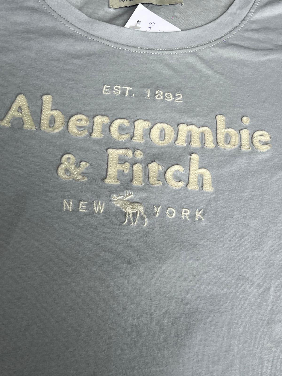 Abercrombie & Fitch Top XS Hellgrau