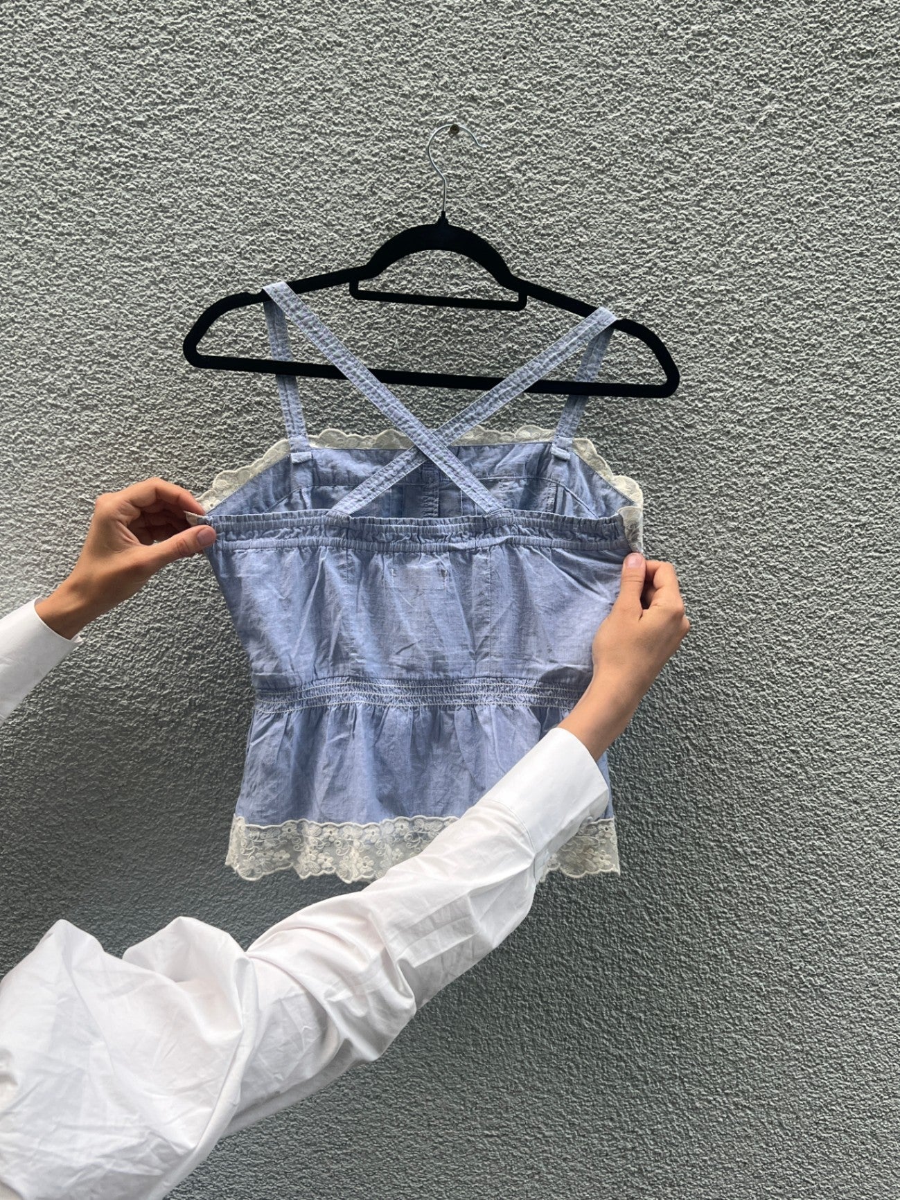 Hollister Ärmelloses Oberteil S Blau