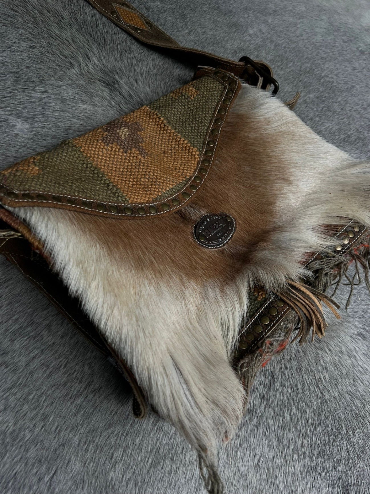 Kuhfell Tasche Leder