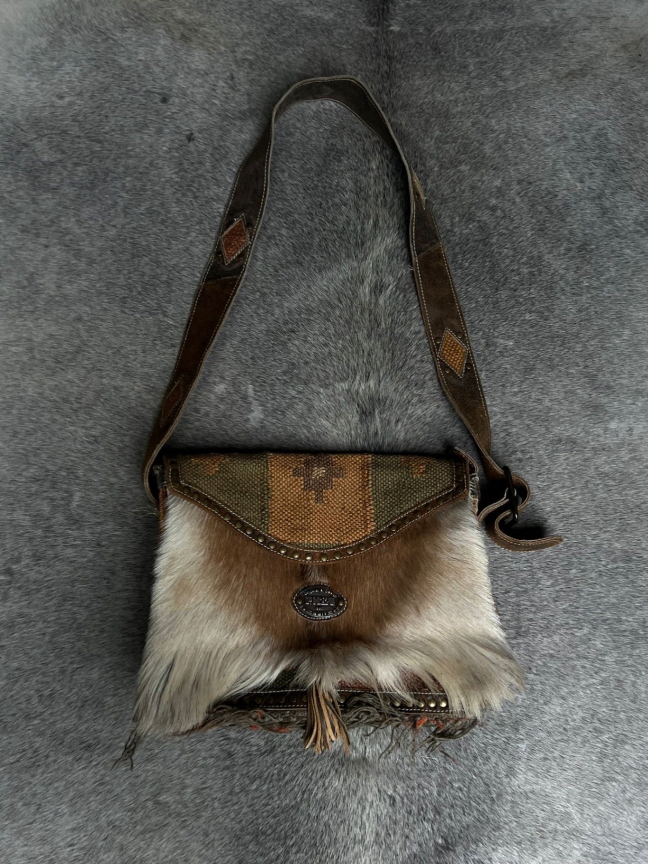 Kuhfell Tasche Leder