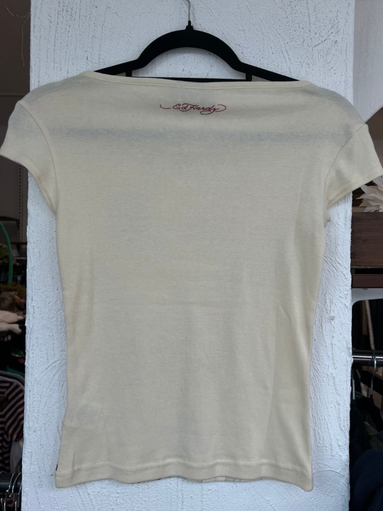 Ed Hardy Oberteil S Creme