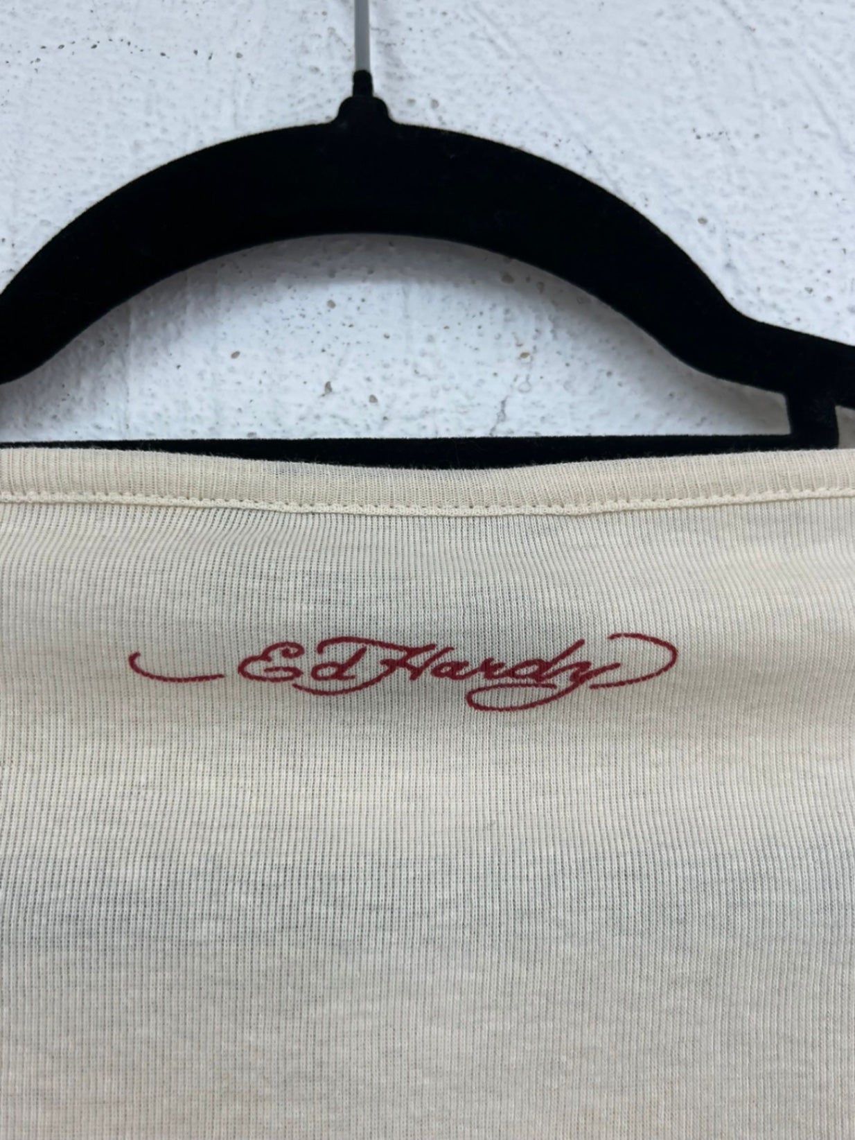 Ed Hardy Oberteil S Creme
