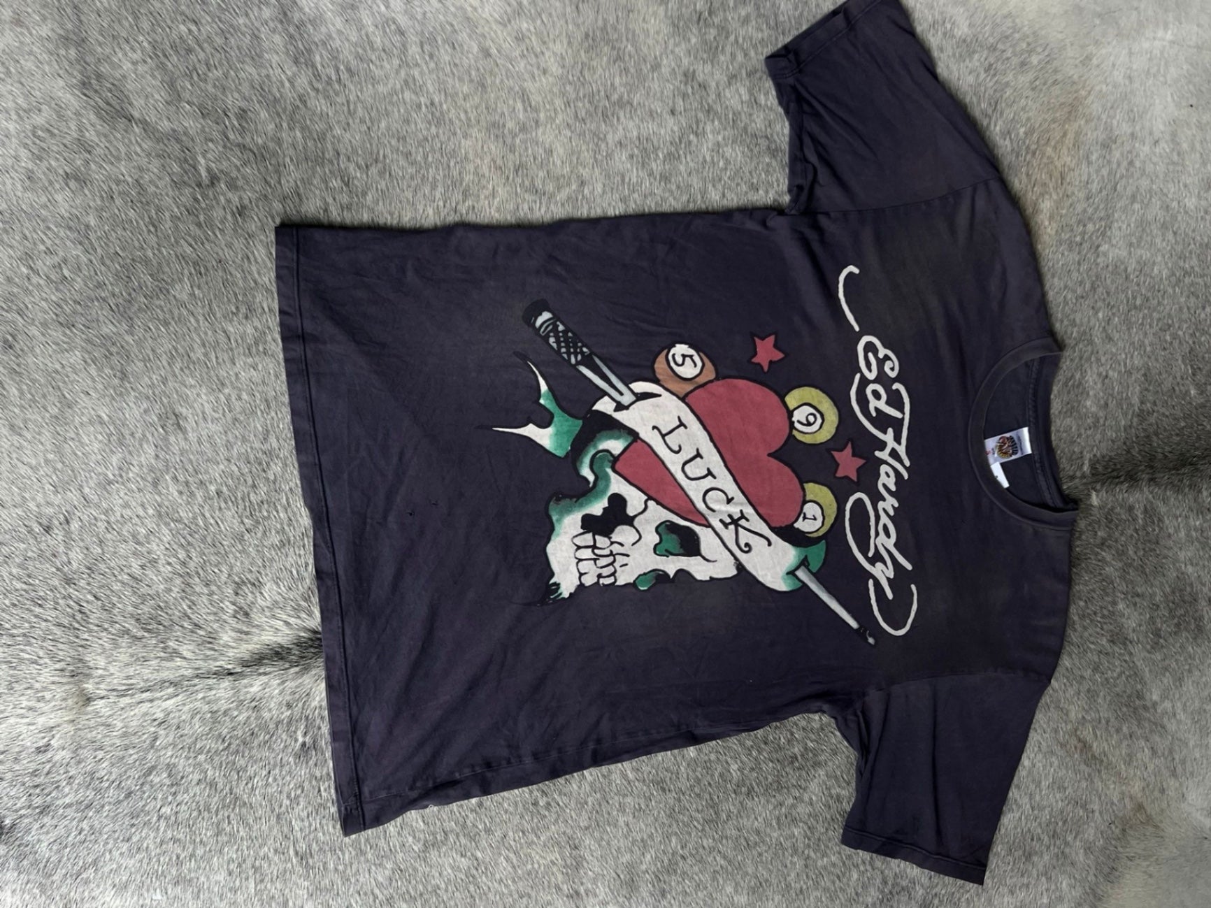 Ed Hardy T-Shirt Schwarz