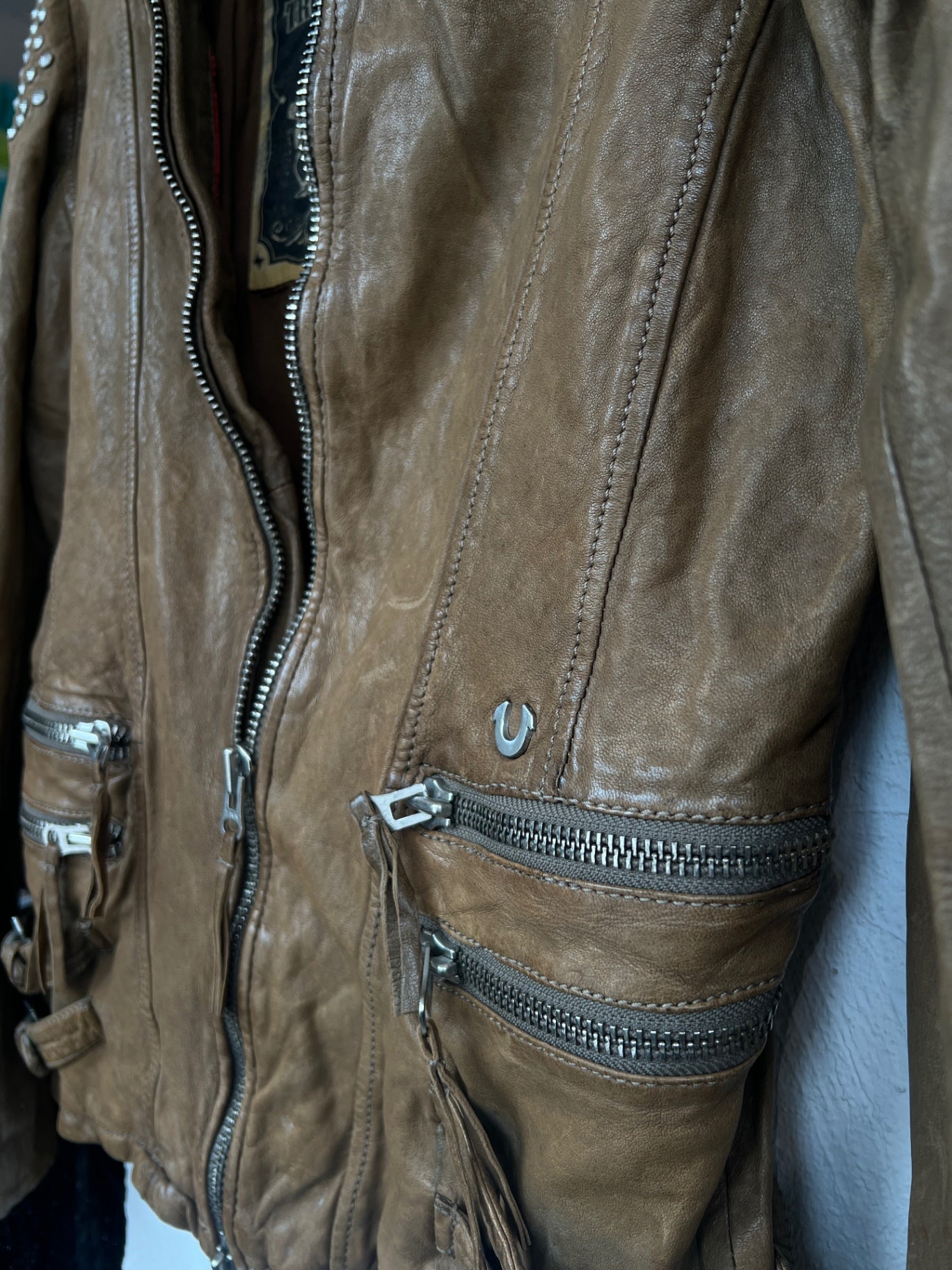 True Religion Jacke M Hellbraun