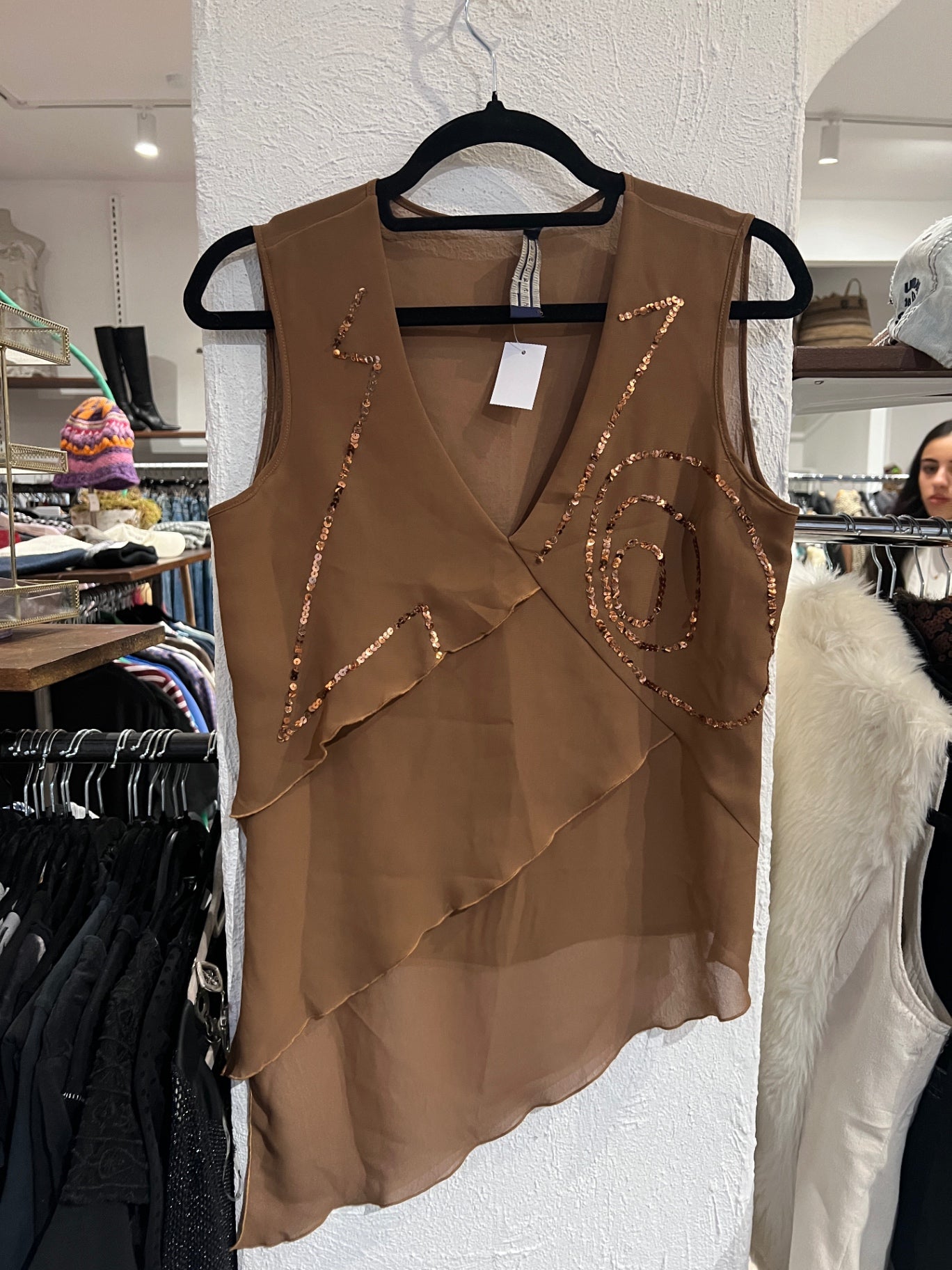 Miralba Ärmelloses Oberteil L Braun