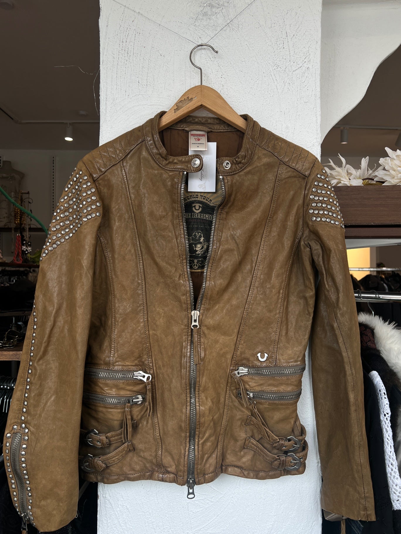 True Religion Jacke M Hellbraun