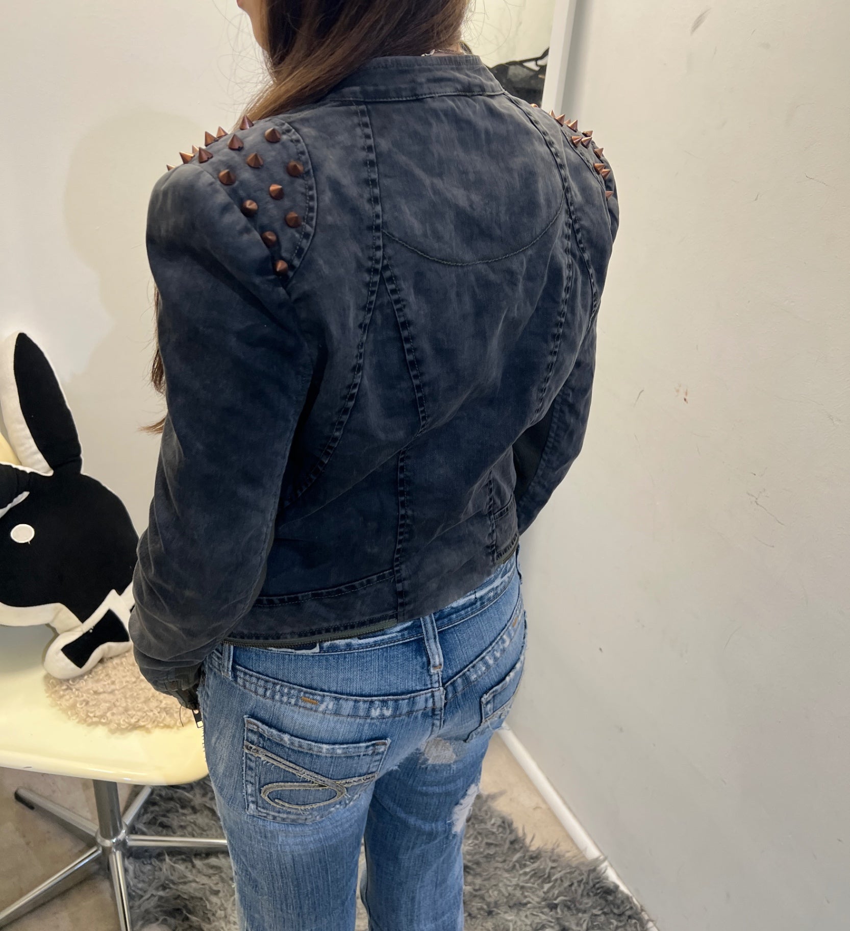 Review Jacke S Grün/ Grau