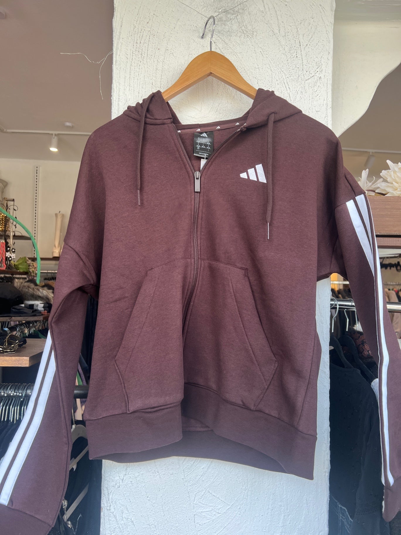 Adidas Hoodie S Braun