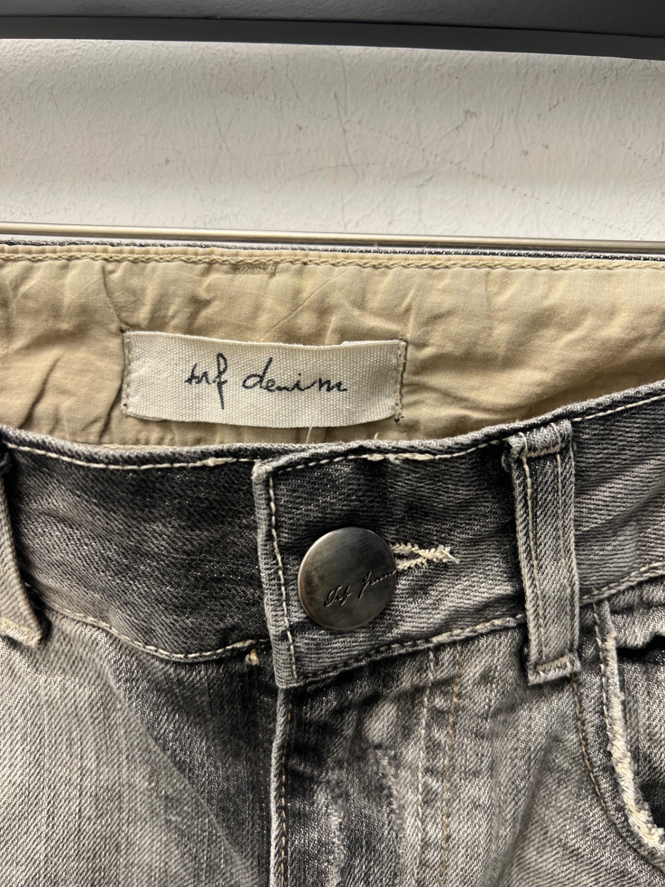 trf denim Jeans S Grau