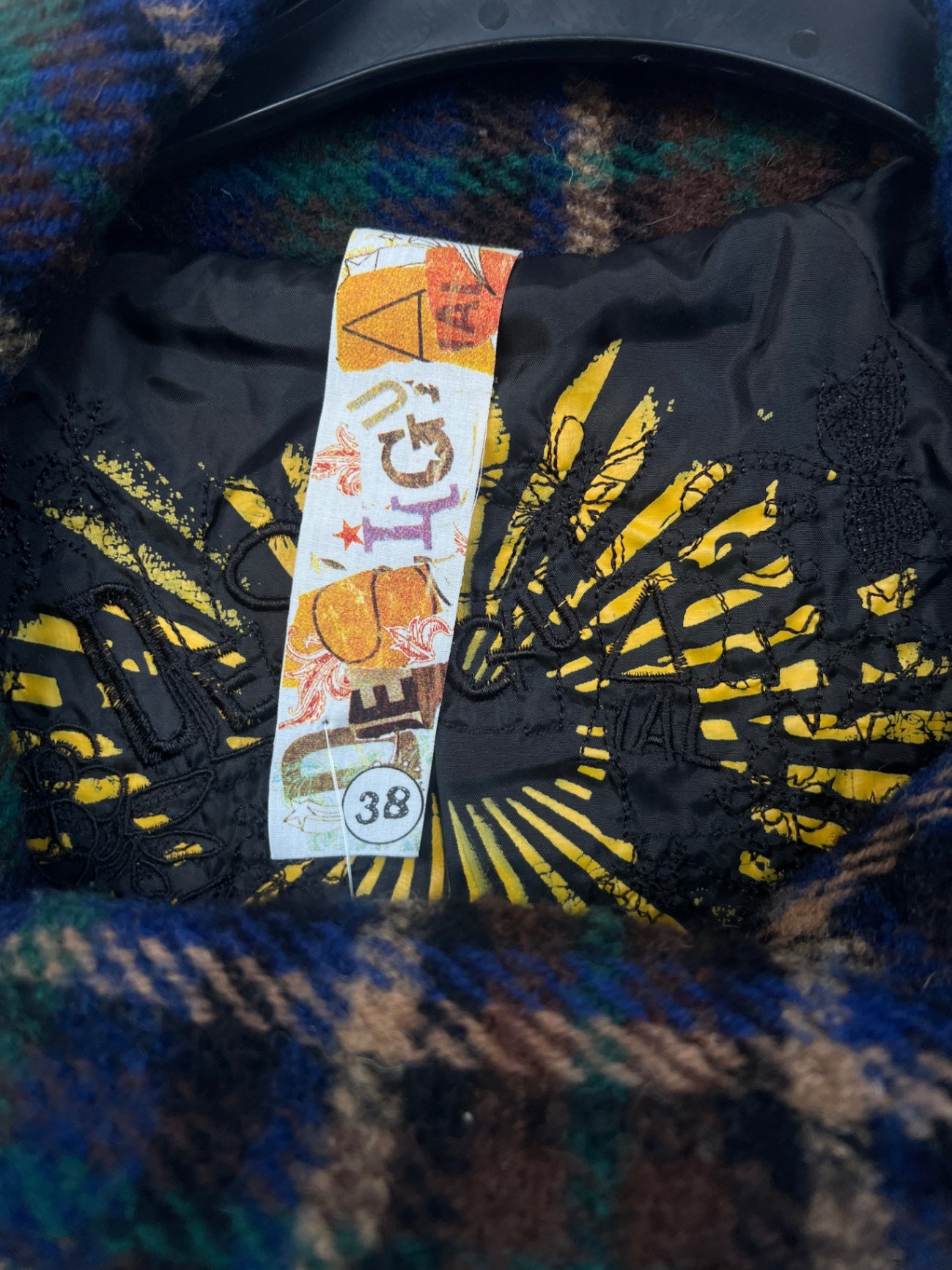 Desigual Jacke S Blau, Grün, Braun