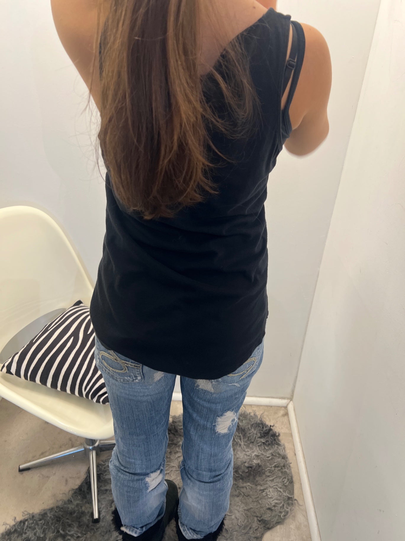 Top S Schwarz und Weiß