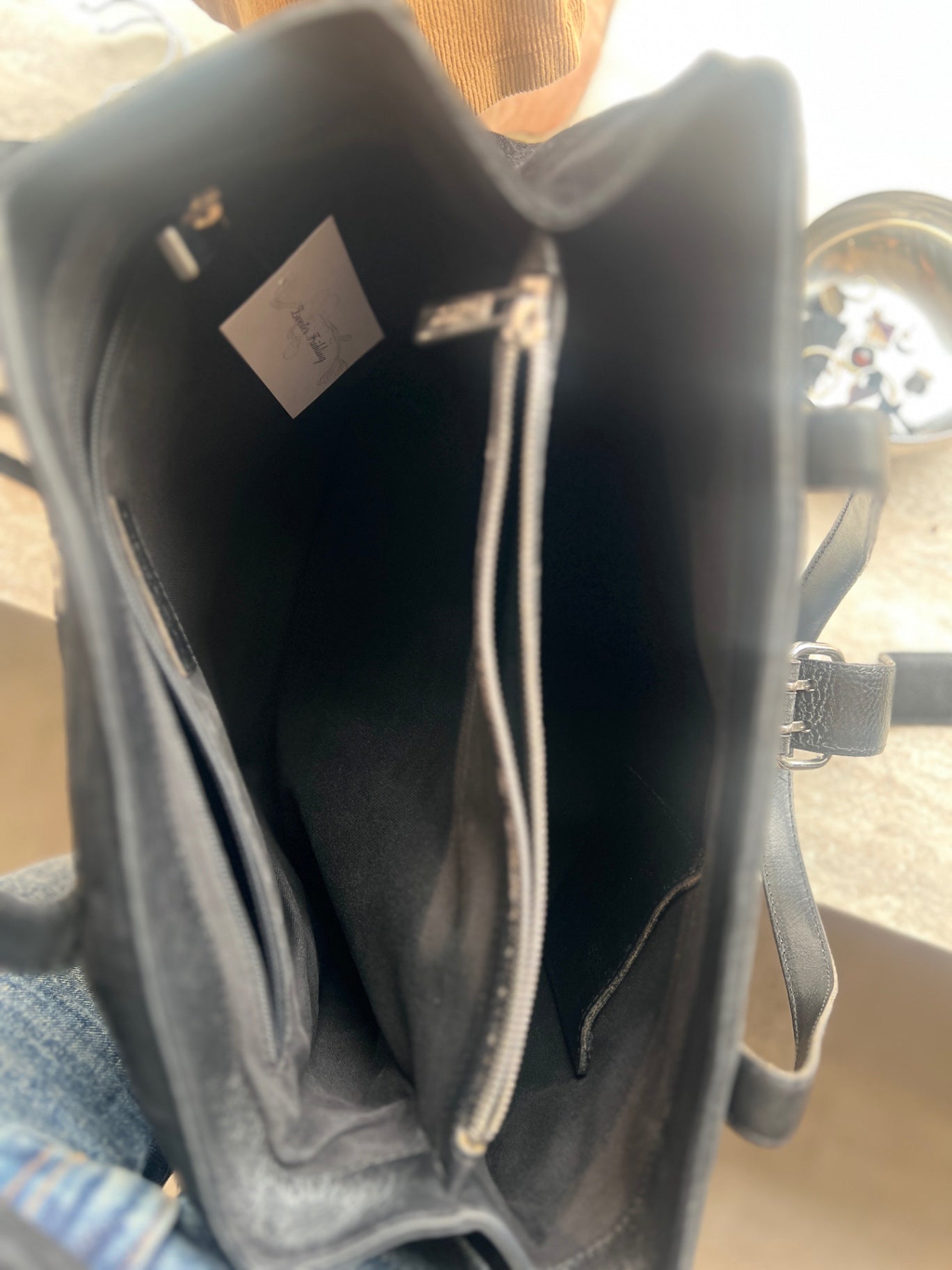 Henkeltasche Schwarz