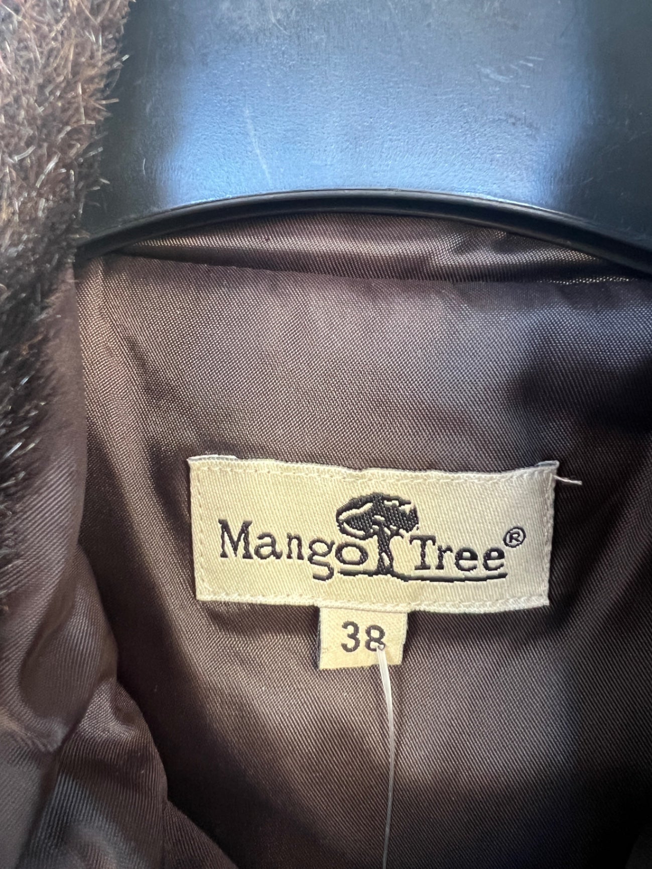 Mango Tree Weste 38 Braun