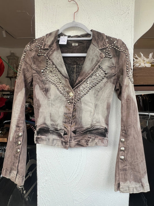 Jacke S Beige Batik