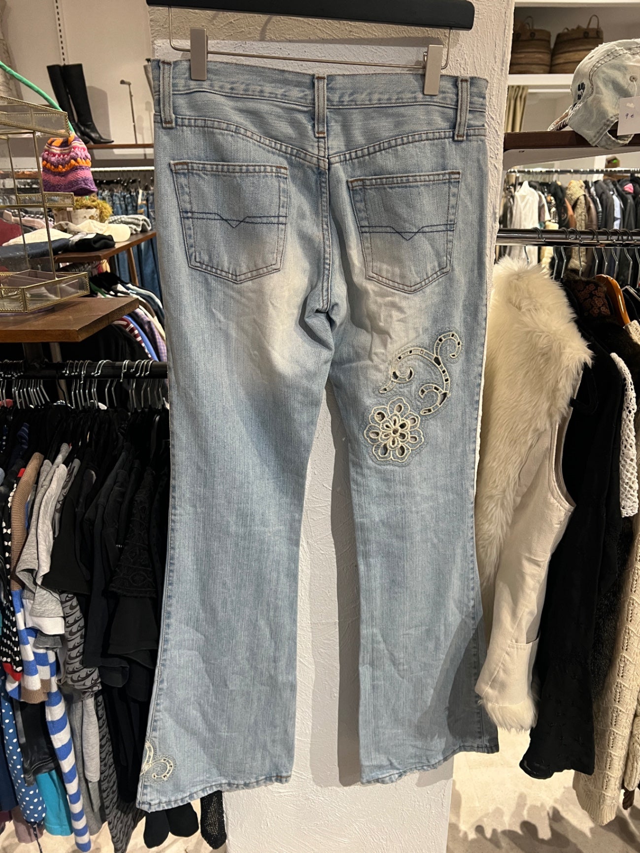 Jeans W28 Hellblau