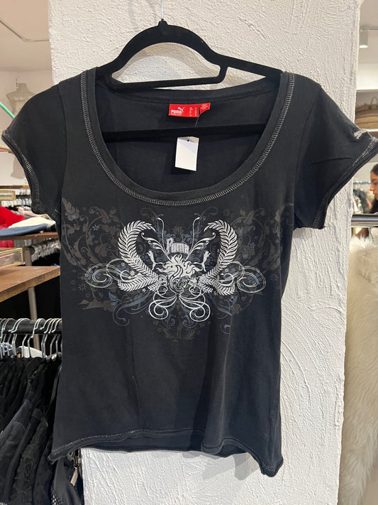 PUMA T-Shirt S Schwarz