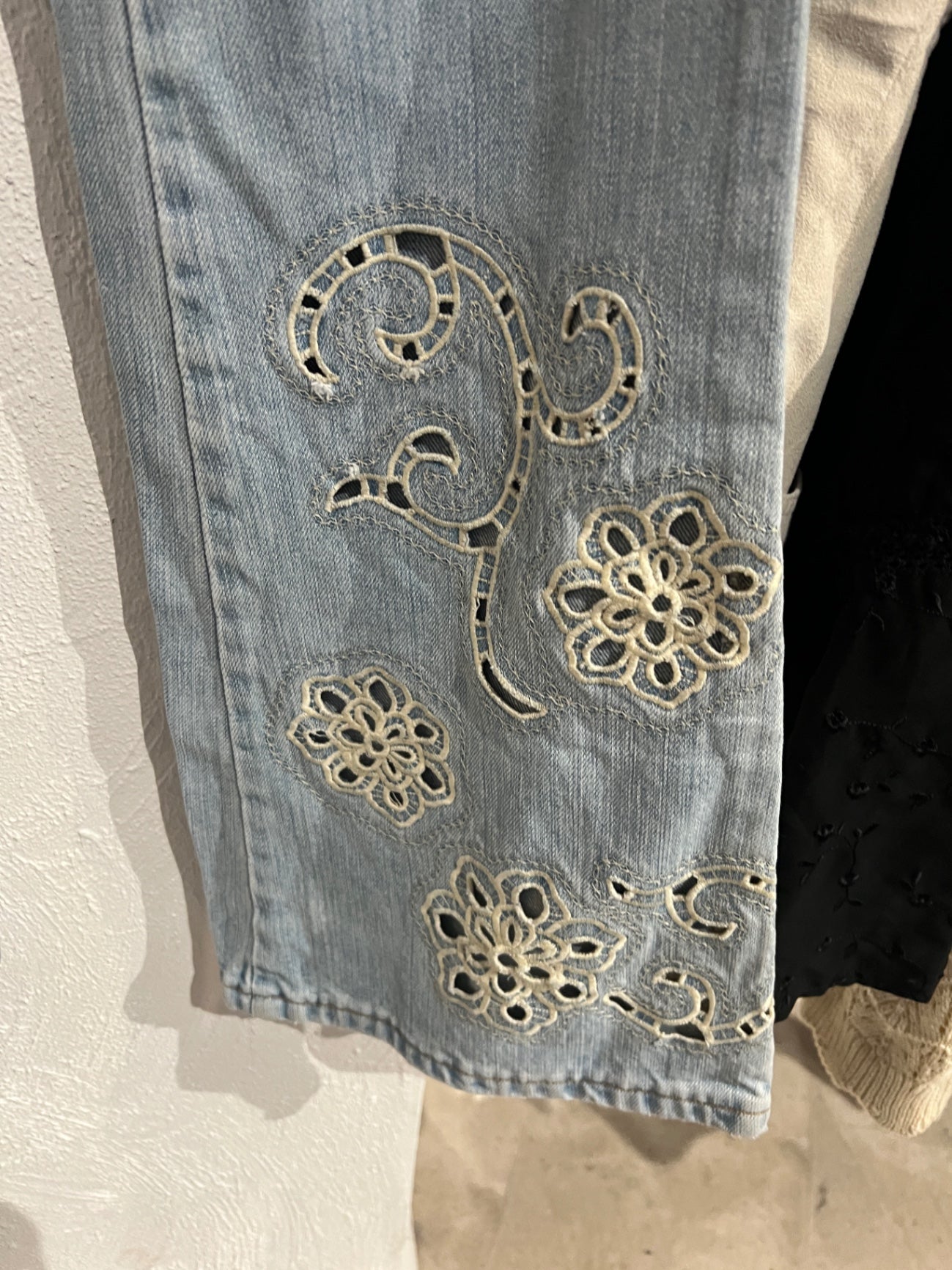 Jeans W28 Hellblau