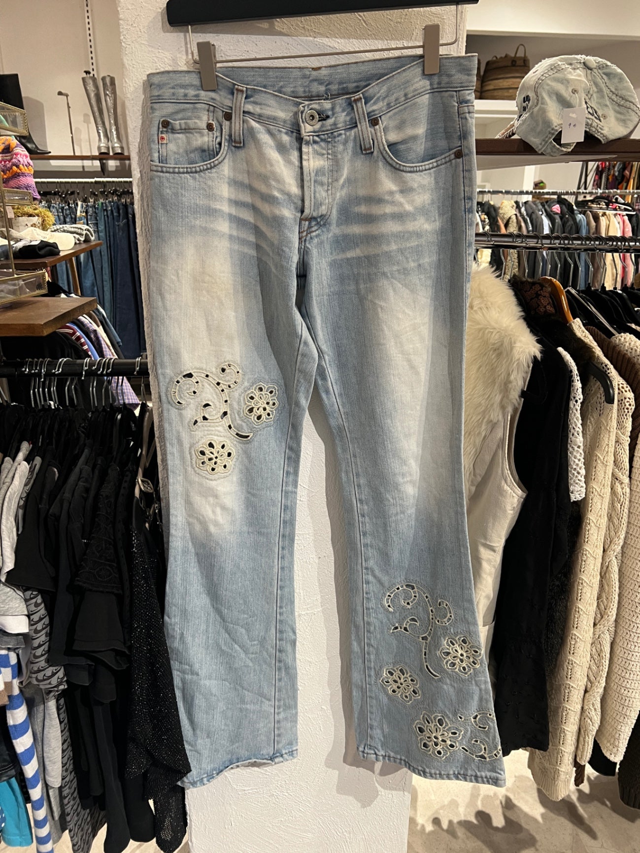 Jeans W28 Hellblau