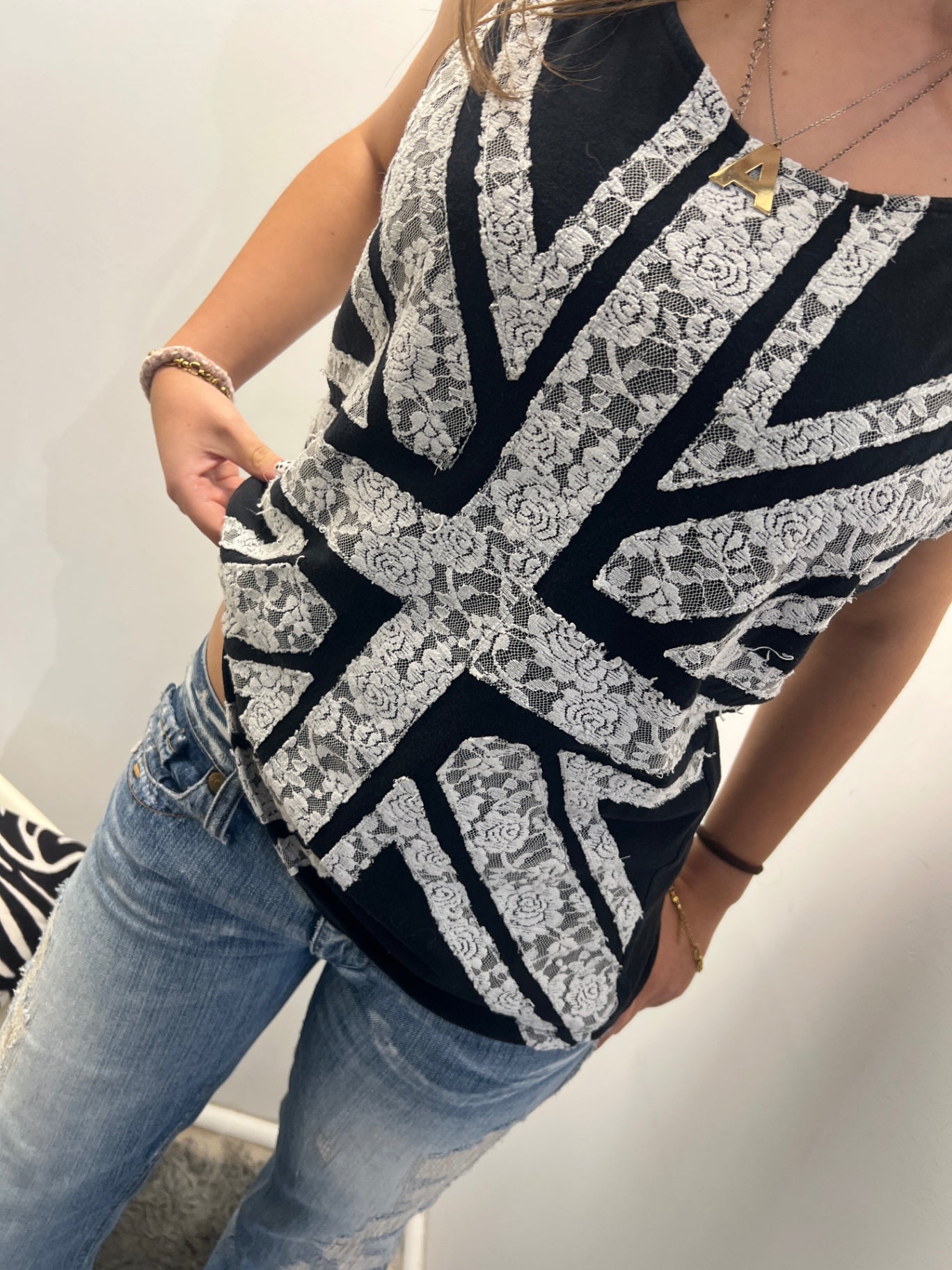 Top S Schwarz und Weiß