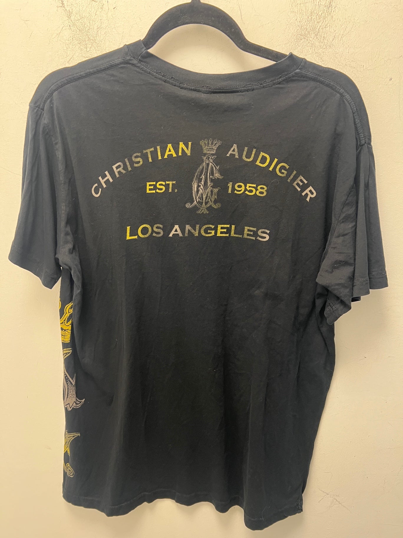 Christian Audigier T-Shirt M Schwarz