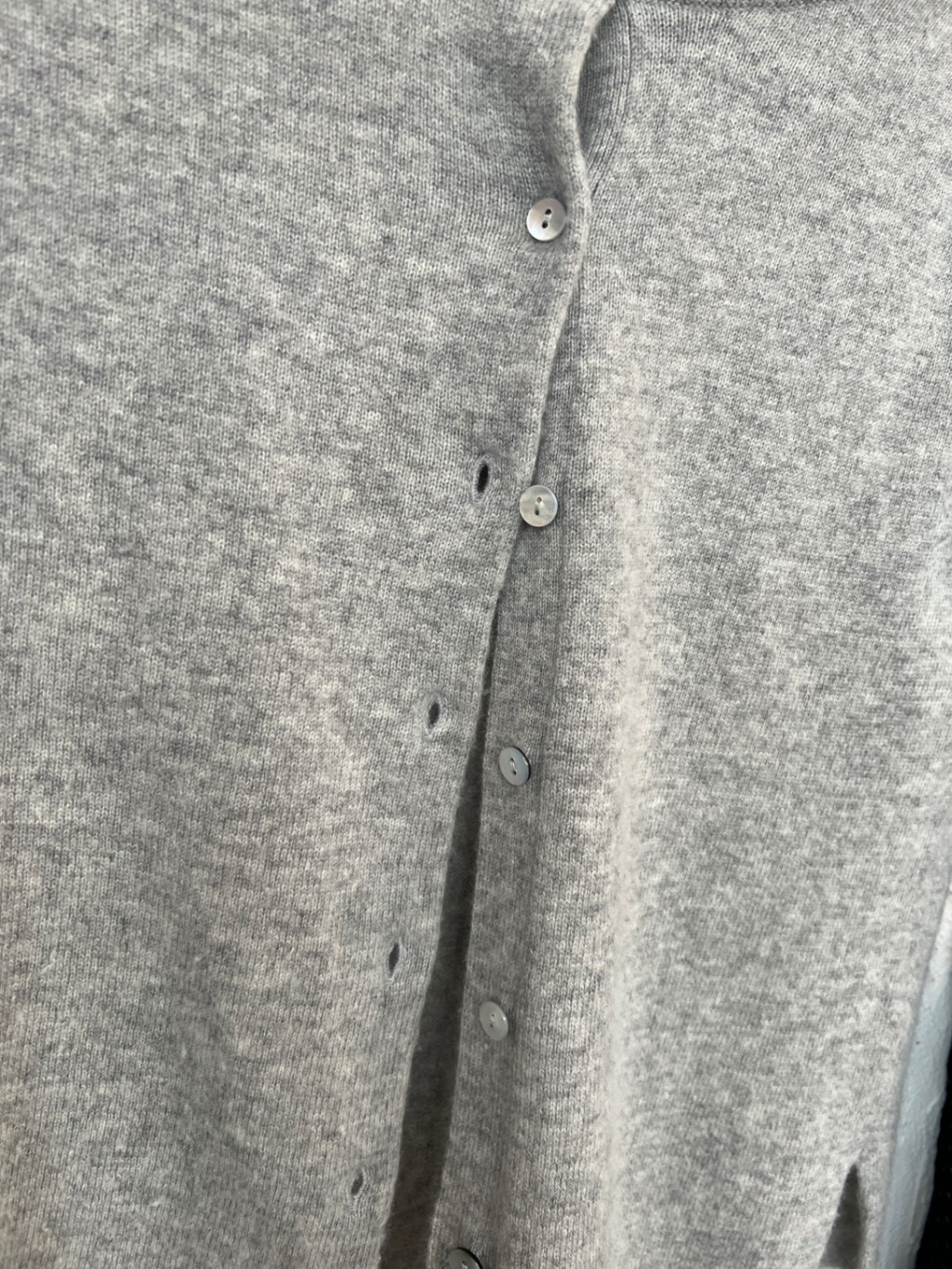 rosemunde Cardigan S Hellgrau