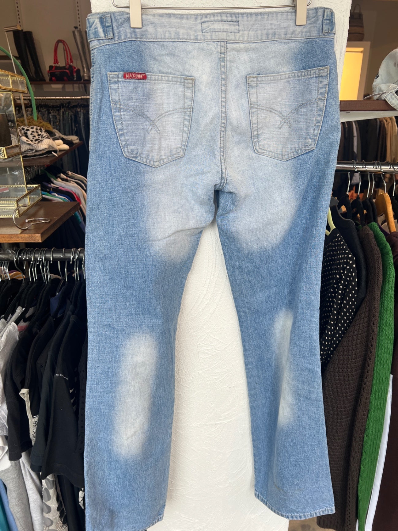 Black Burn Jeans Hellblau