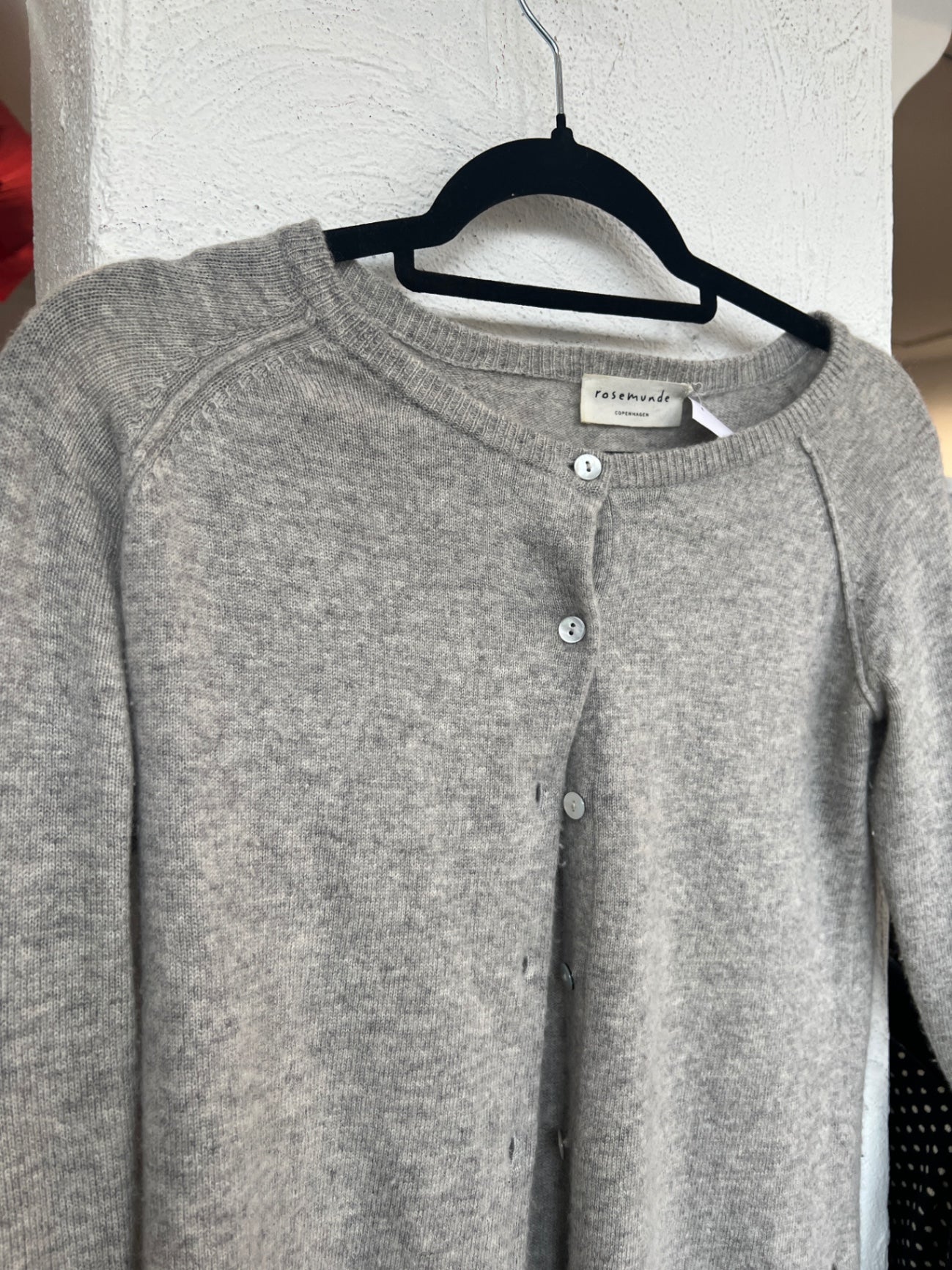 rosemunde Cardigan S Hellgrau