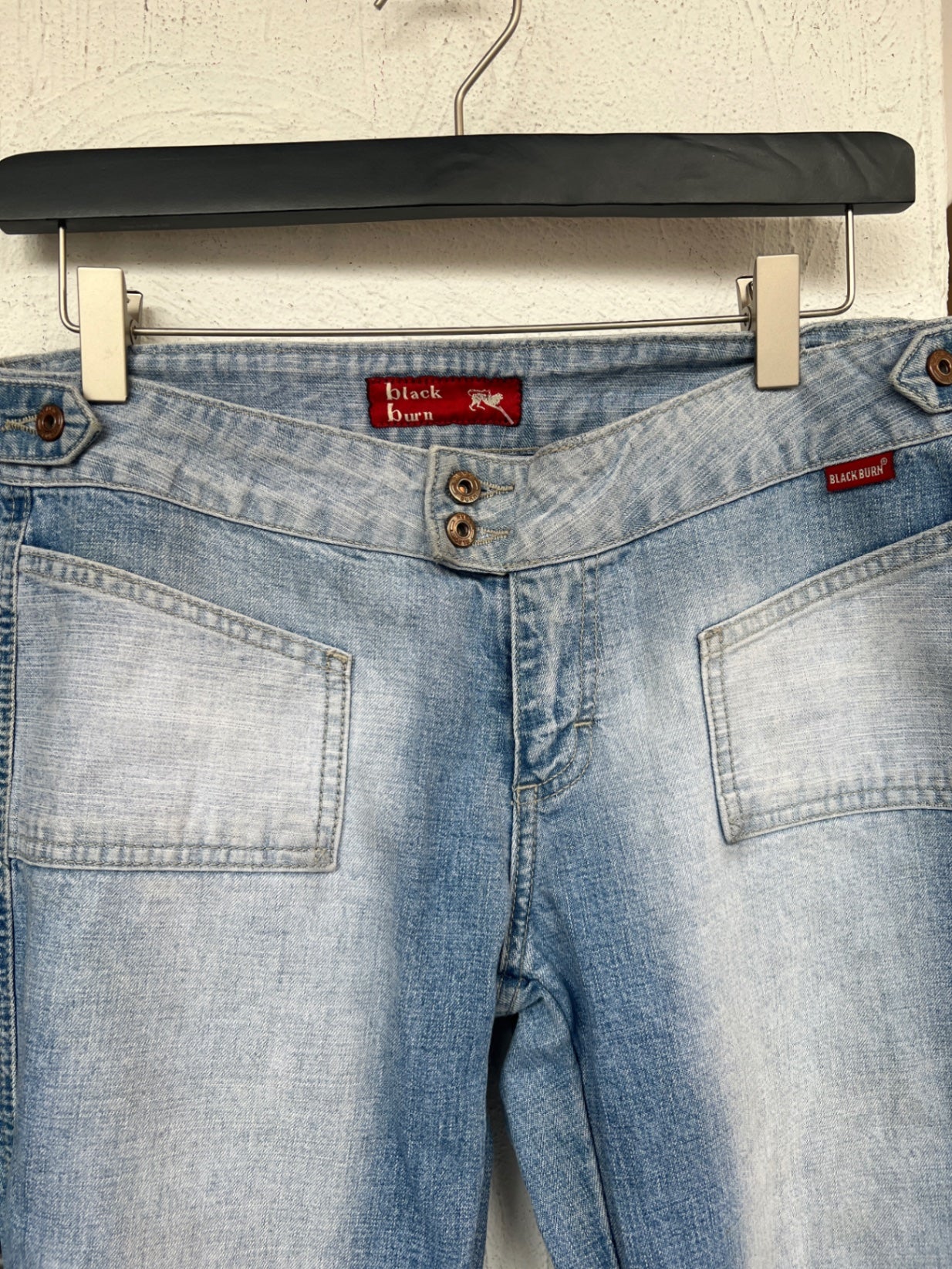 Black Burn Jeans Hellblau