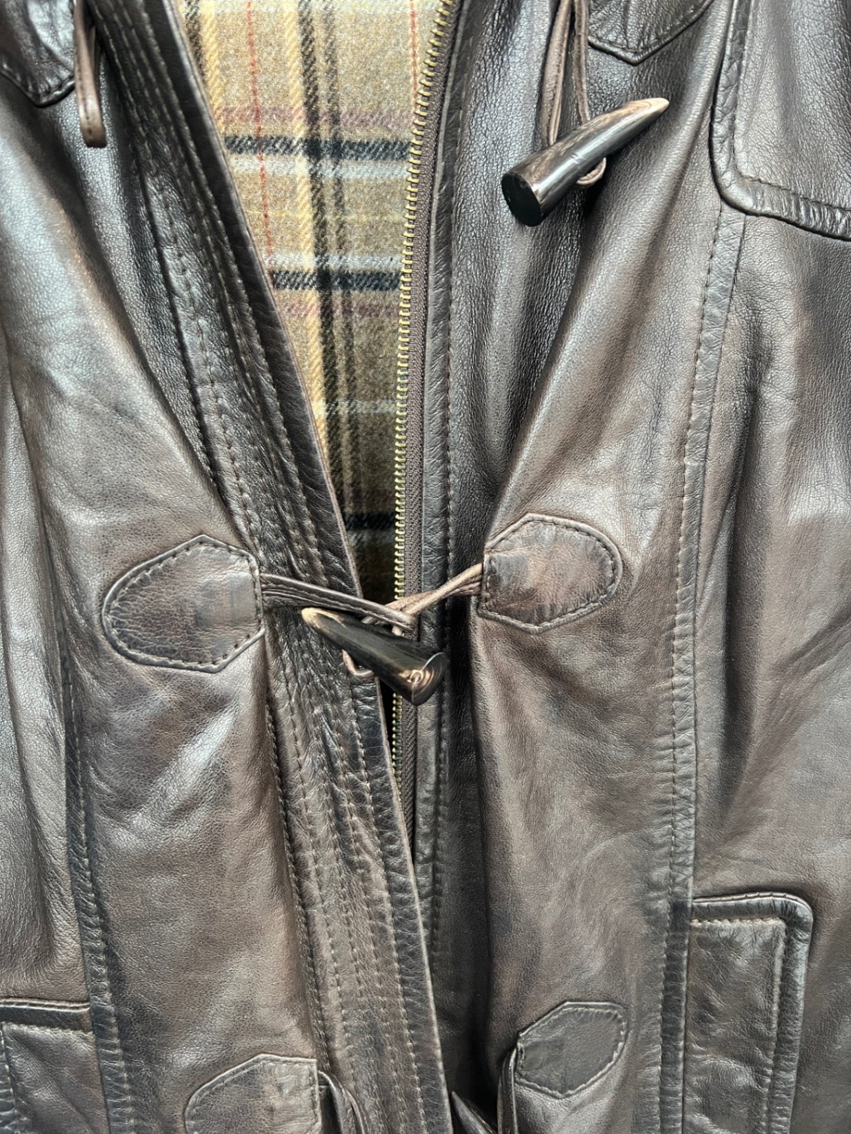 David Moore Jacke 38 Braun