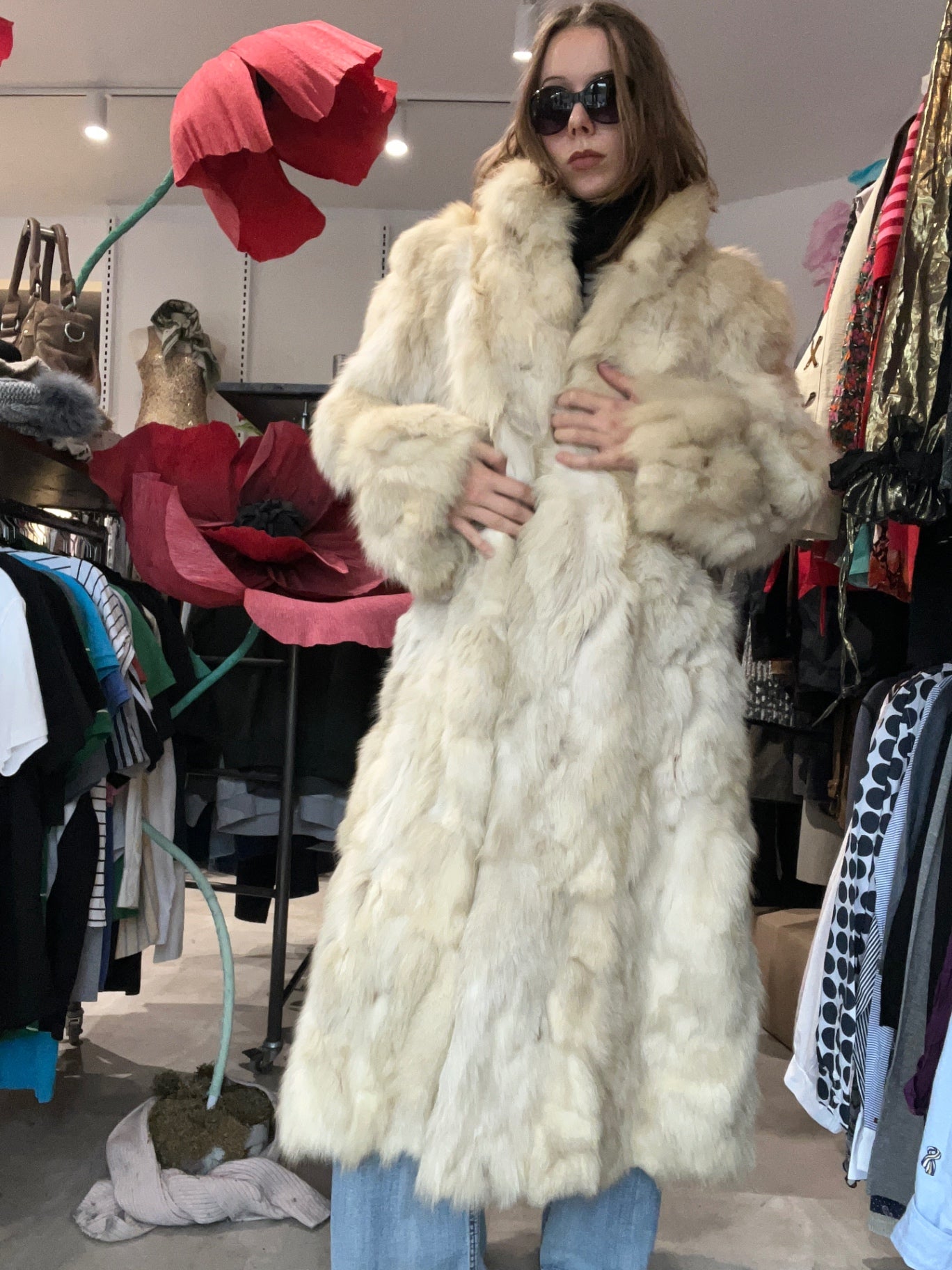 Jacke Elfenbeinfarben