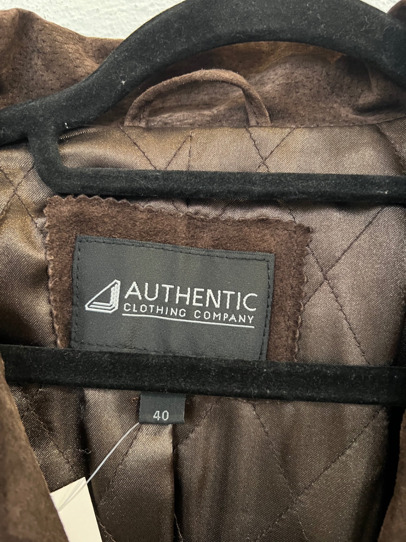 Authentic Wildledermantel Braun